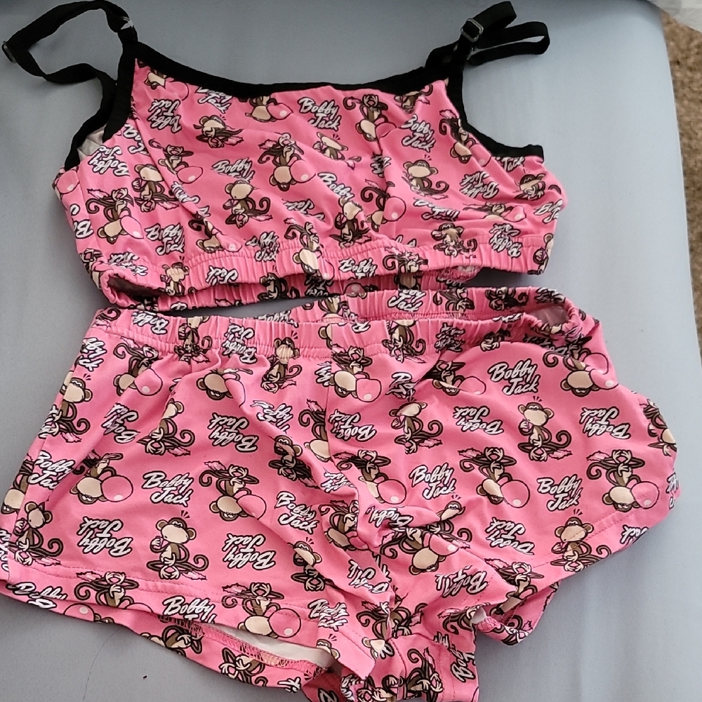 Bobby Jack Pajamas X2 Blue And Pink